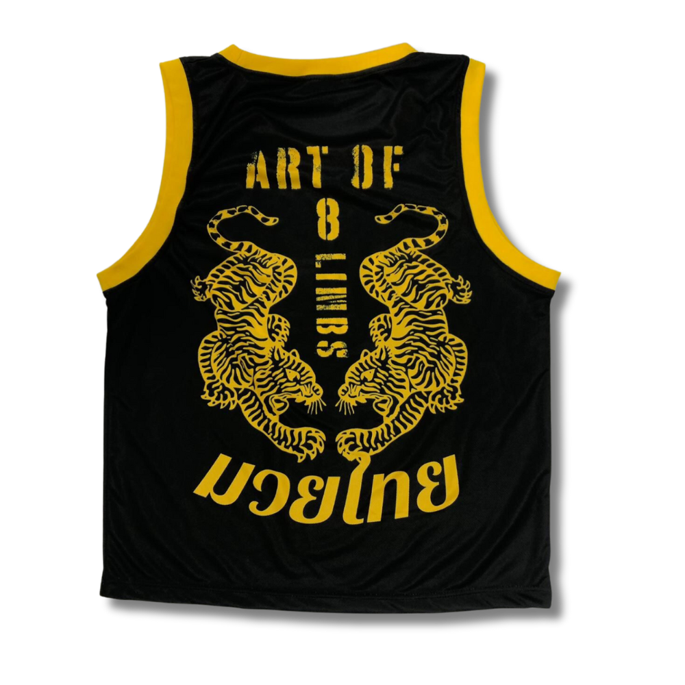 Black & Yellow Muay Thai Jersey