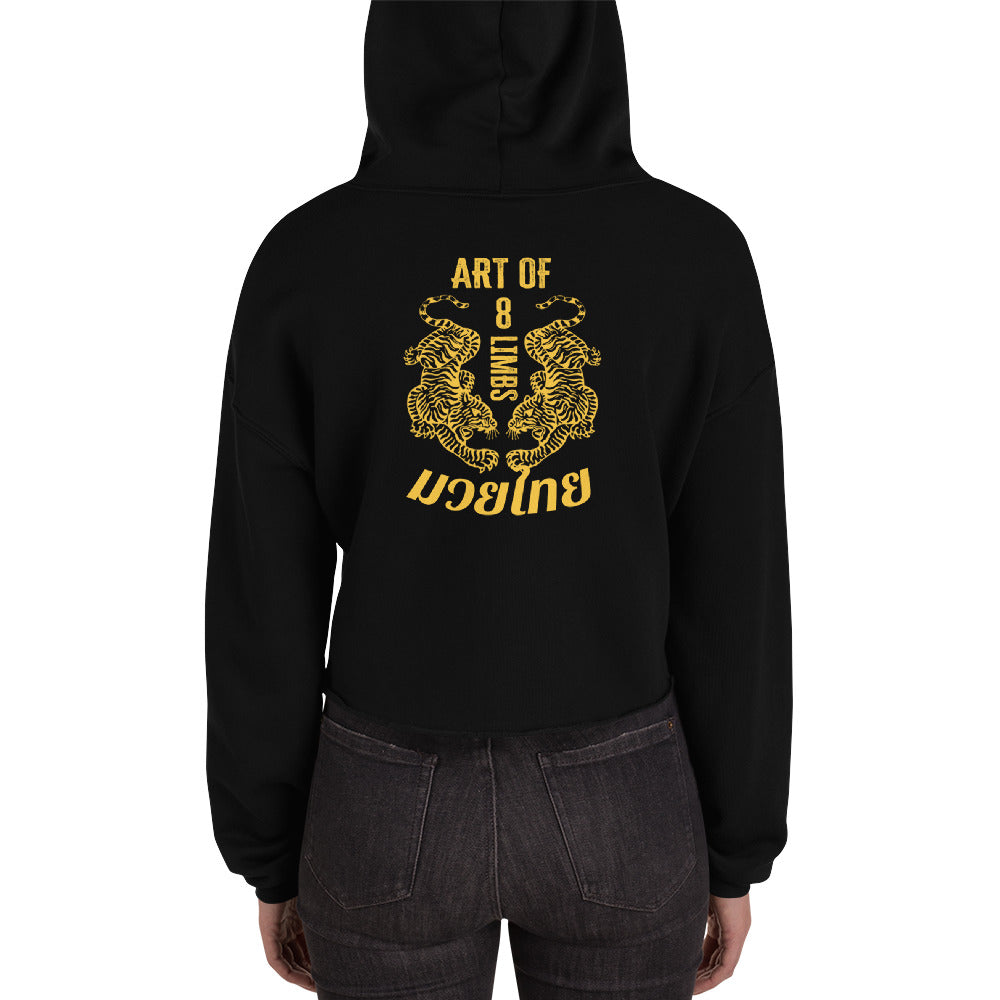 Women's Art of 8 Limbs Cropped Hoodie