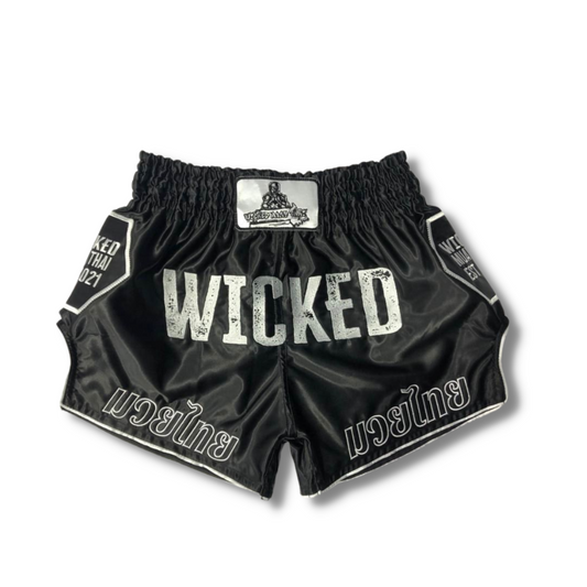 Black Muay Thai Shorts