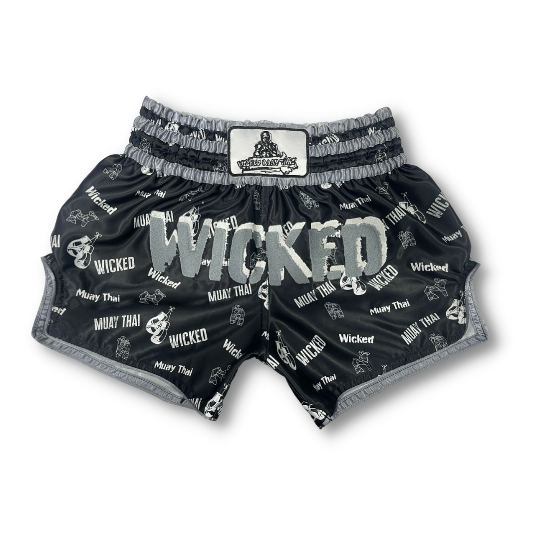 Wicked Graffiti Muay Thai Shorts