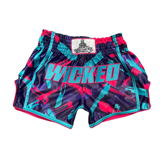 *New* Neon Paint Splatter Shorts