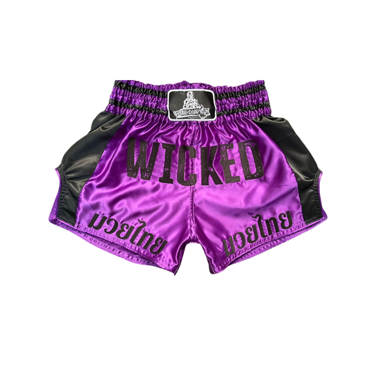 *New* Purple & Black Muay Thai Shorts