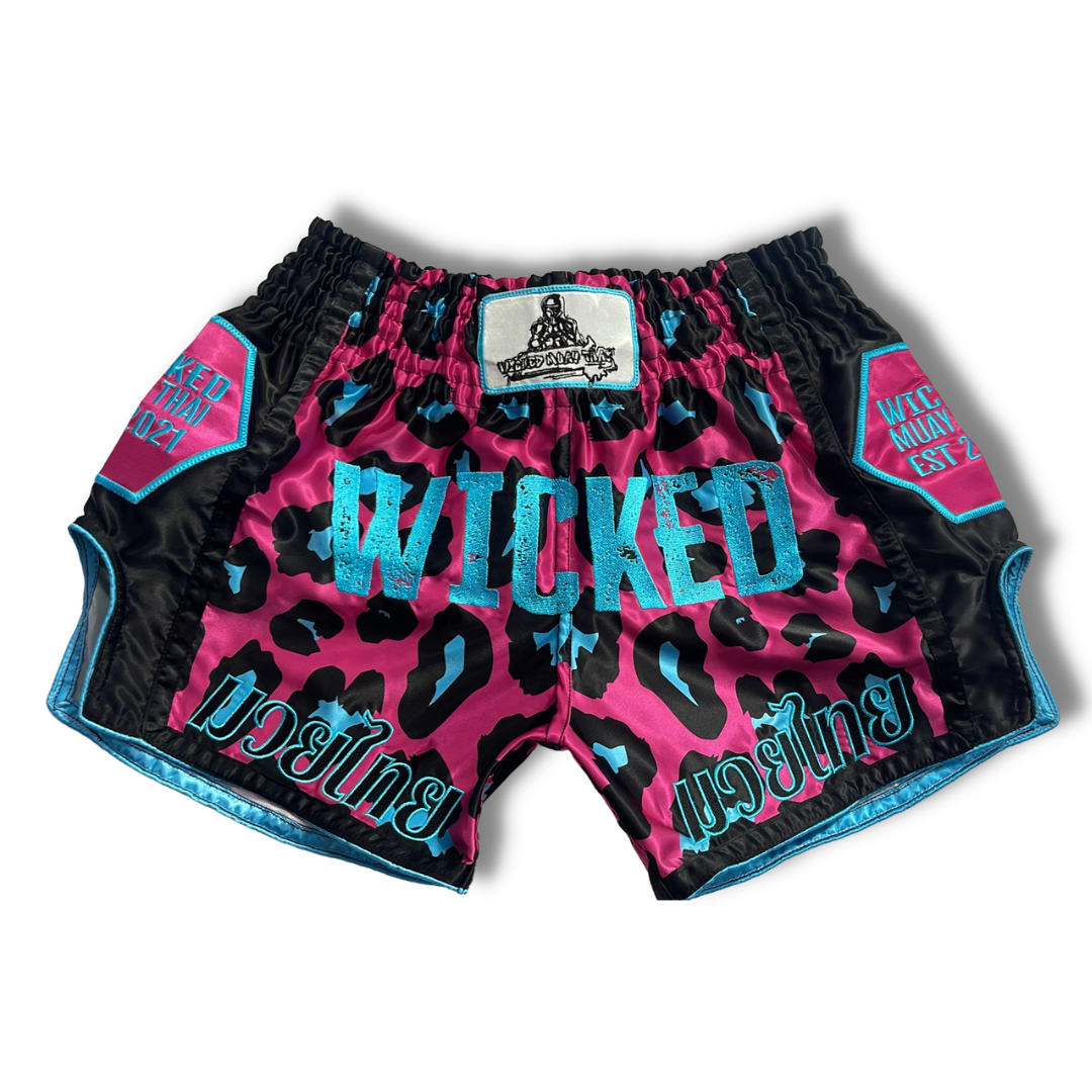 Yellow Cheetah Muay Thai Boxing Shorts main image 1